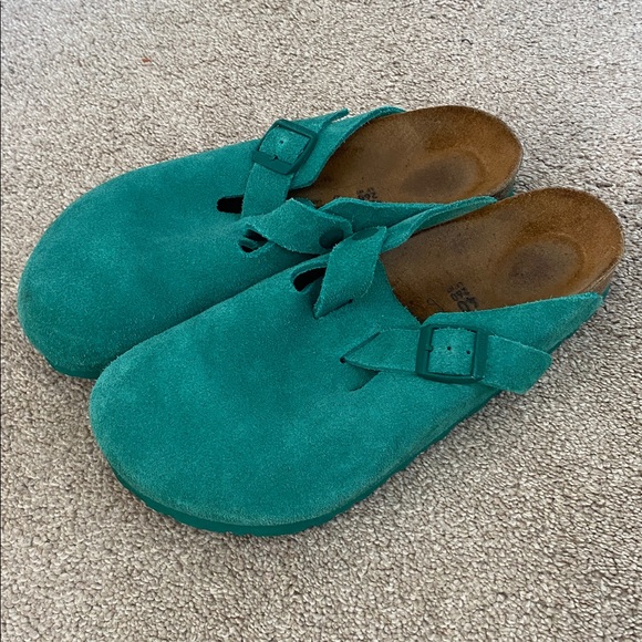 Green Birkenstocks Boston - Picture 3 of 4